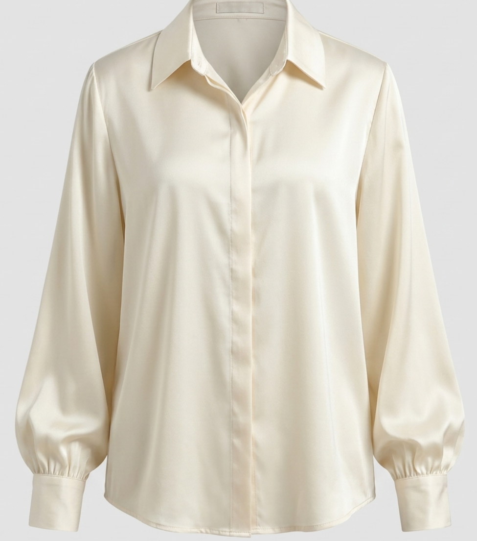 Cream Button down
