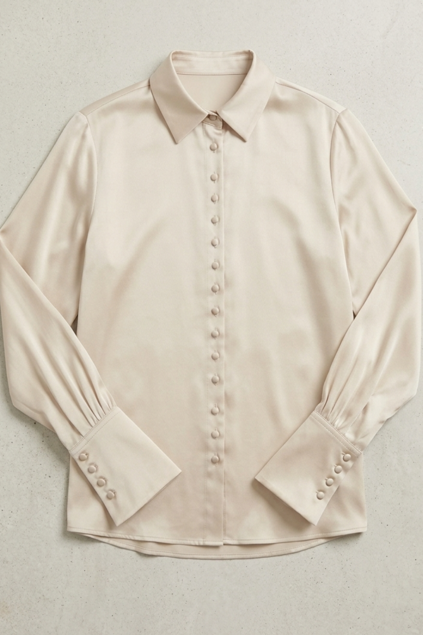 Beige Button down