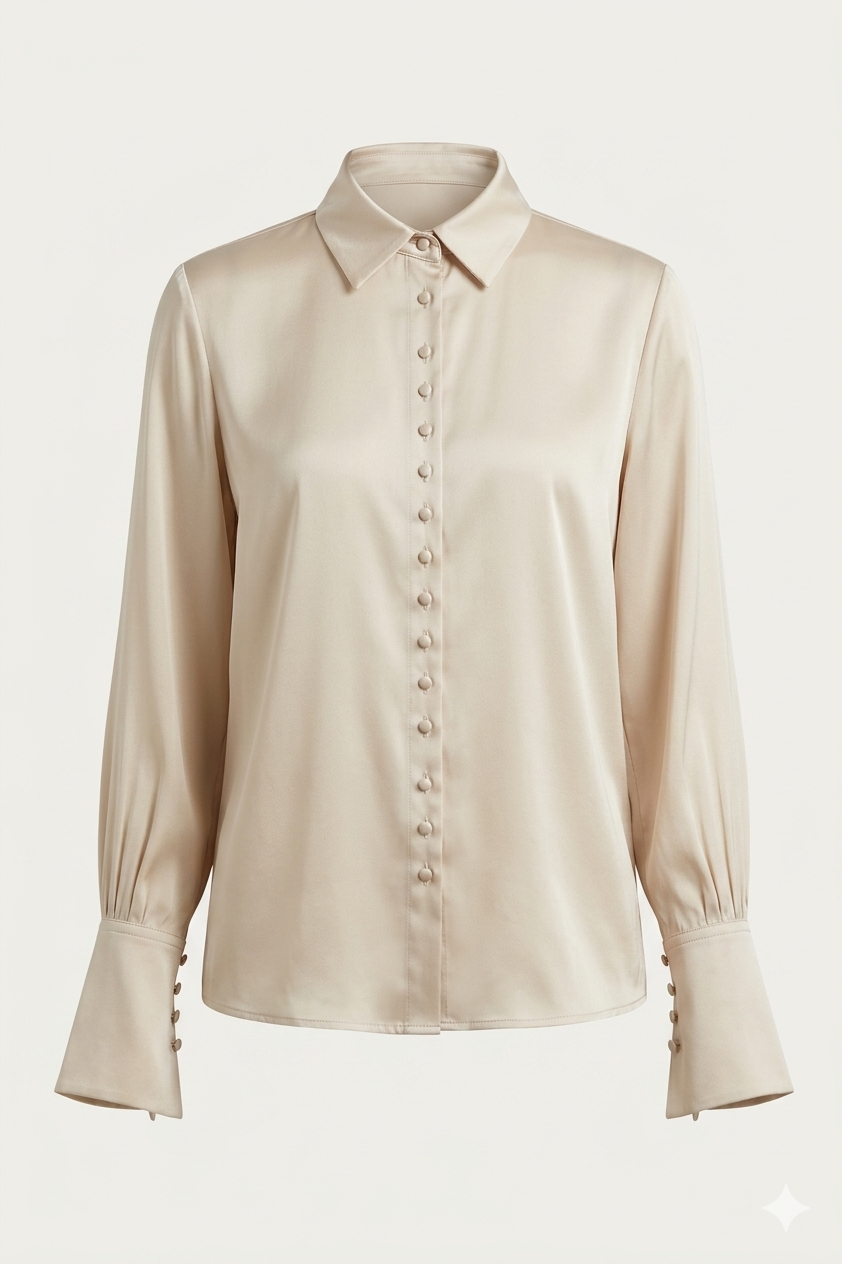 Beige Button down